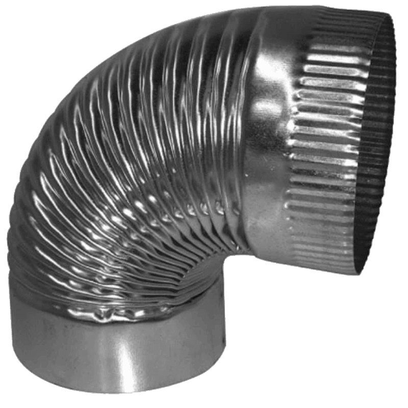 #431 – Crimped elbow 90°