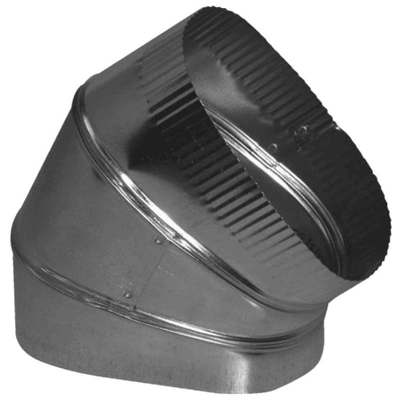 #432OV – Oval 45° flat elbow