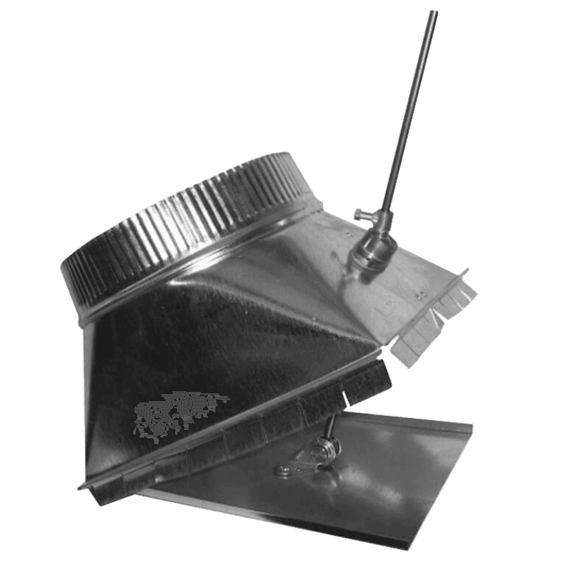 #410T – Side take-off with split damper