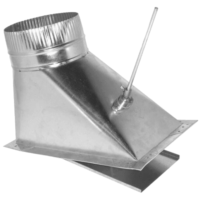 #410TA – Side take-off with split damper – self adhesive